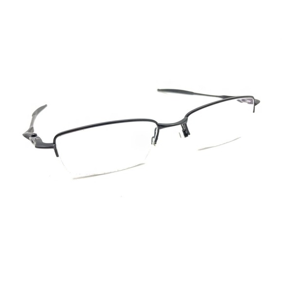 Oakley Drill Bit 0.5 OX3143-0753 Matte Black Half Eyeglasses Frames 53-18 136 - Picture 1 of 12